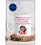 Baskılı Kupa Bardak Seramik Mug - Matıklı Konuşuyorum Diye Matıklı Davranmak Zorunda Değilim Bazen