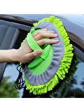 Çok Fonksiyonlu Mikrofiber Oto Fırçası Mopu Yedek Bezli Teleskopik Saplı Araba Yıkama Fırçası