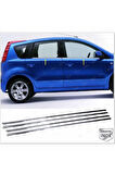 Nissan Note Krom Cam Çıtası 4 Kapı 2006-2013 Arası Paslanmaz Çelik