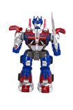 Toycraft Uzaktan Kumandalı Sünger Atan Işıklı Sesli Transformers Dev Robot (ITEM KOD : 6020/6021) MAVİ