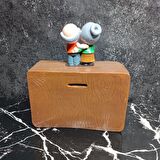 Dekoratif Radyo Kumbara Biblo 15x10cm