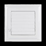 30x40 cm Beyaz Plastik Banyo Menfezi