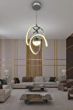 Badem Tek Toplu Modern Sarkıt Led Avize 