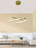 Dalga Modern Sarkıt Led Avize Salon Oturma Odası Mutfak Avizesi 