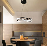 Dalga Modern Sarkıt Led Avize Salon Oturma Odası Mutfak Avizesi 
