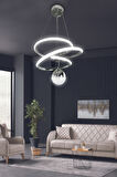 Eylül Tek Toplu Led Avize 2 mt - Salon & Oturma Odası Avizesi