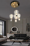Paraşüt 4 'lü Modern Salon Led Avize