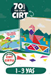 Çocuğumun Cırt Cırtlı Tak - Çıkar Tangram Aktivite Kitabı 1-3 Yaş, Okul Öncesi Eğitimi 70 Adet Cırt