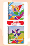 Çocuğumun Cırt Cırtlı Tak - Çıkar Tangram Aktivite Kitabı 1-3 Yaş, Okul Öncesi Eğitimi 70 Adet Cırt