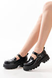 ASKA SHOES 745-771  Günlük Yüksek Tabanlı Loafer Ayakkabı