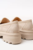 ASKA SHOES 746-759  Günlük Yüksek Tabanlı Loafer Ayakkabı