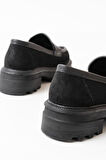 ASKA SHOES 746-759  Günlük Yüksek Tabanlı Loafer Ayakkabı