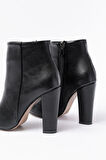 ASKA SHOES VRT-4801 Yüksek Topuklu Fermuarlı Kadın Bot