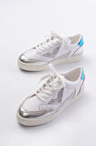 SV-01 Beyaz Garni Bağcıklı Kadın Spor Ayakkabı