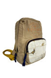 Kaliteli Mini Vintage Salaş Disayn Günlük Sırt Gezi Çantası 19 Cm X 34 Cm