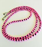 Gözlük Askısı İpi (Pembe&Siyah)