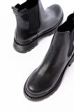 2051-2137 Siyah Lastikli Günlük Kadın Bot