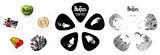 BEATLES PICK TIN-STRIPES  ABD