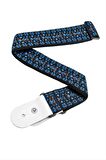 GİTAR ASKISI  50MM HOOTENANNY STYLE 3 BL/BLK