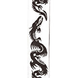 GİTAR ASKISI DOKUMA DRAGON TATTOO
