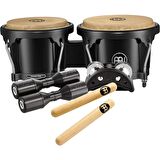 Meinl BPP-1 Bongo ve Perküsyon Paketi (Siyah)