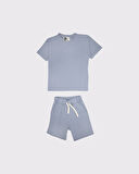 Çocuk Unisex Pamuk Şort-Tişort Takımı