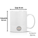 DeepCraft Eğlenceli Güzel Sözler Kupa Hediyelik Kupa 300ML - 100gr. Filtre Kahve Hediyeli!
