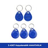 5 Adet SARKEY SR-602 TEMİC T5557 Yazılabilir - Kodlanabilir Anahtarlık - Rfıd Tag - Göstergeç 