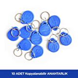 10 Adet SARKEY SR-602 TEMİC T5557 Yazılabilir - Kodlanabilir Anahtarlık - Rfıd Tag - Göstergeç 