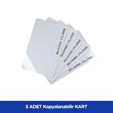 5 Adet SARKEY SR-622 TEMİC T5557 Yazılabilir - Kodlanabilir Kart - Rfıd Tag - Göstergeç 
