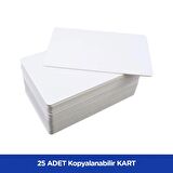 25 Adet SARKEY SR-622 TEMİC T5557 Yazılabilir - Kodlanabilir Kart - Rfıd Tag - Göstergeç 