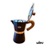 MOKA POT 6 CUP (SİYAH)