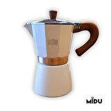 MOKA POT 6 CUP (BEYAZ)