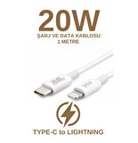 20W CL95 Subzero Type-C to Lightning Hızlı 100cm Şarj Kablosu