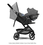 Cybex Beezy Bebek Arabası (Lava Grey) Kabin Boy