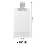 3 Adet 100ml Krem Şampuan Kabı Tekrar Kullanılabilir Set