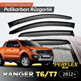 Ford Ranger T6-T7 Geniş Tip 2012+ Cam Rüzgarlığı V2 Düz