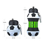 Futbol Topu Tasarımlı Akordiyon Su Şişesi