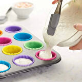 12'li Silikon Muffin Kalıbı