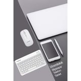 Beyaz Kablosuz Klavye Ve Mouse Seti