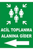 Acil Toplanma Alanı Levhası