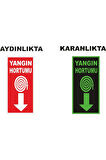 Fosforlu Yangın Hortumu Levhası
