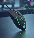 GMX7 RGB Gaming Mouse, 7 Tuşlu, Kablolu USB, Gökkuşağı LED Aydınlatmalı, Optik Oyuncu Mouse, Stalker Warrior Siyah