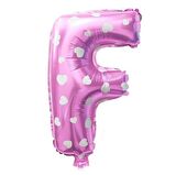 FOLYO BALON F HARF PEMBE KALPLİ 40CM