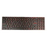 MSI MS-16J9 MS-1792 Notebook Klavye Işıklı Kırmızı