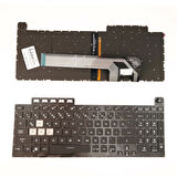 ASUS TUF Gaming 8 F15 FX506 FX506H Notebook Klavye Işıklı