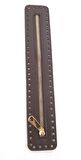 Derili Fermuar Yeni Model Koyu Kahve 30 cm Light Gold