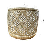 Bitki Tasarımı Ev dekorasyon Bej Lotus Beton Saksı Çiçeklik Saksılık