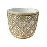 Bitki Tasarımı Ev dekorasyon Bej Lotus Beton Saksı Çiçeklik Saksılık