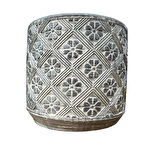 Bitki Tasarımı Ev dekorasyon Gri Yonca Beton Saksı Çiçeklik Saksılık